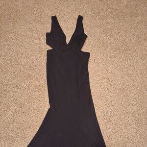 Black Cutout formal dress-Betsey and Adam, Preowned Size 8